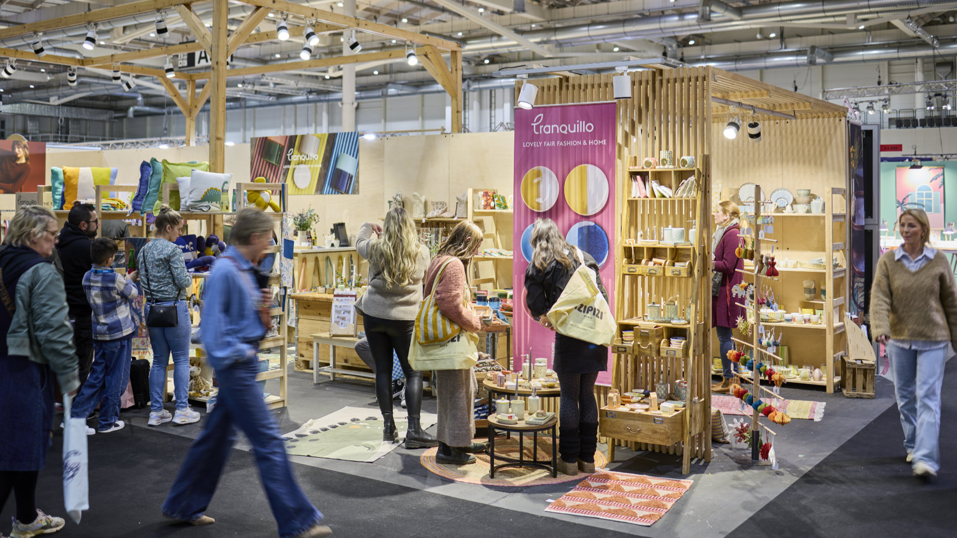 A positive mood among buyers all around: Nordstil Winter got off to a good start in the new business season. Photo: Messe Frankfurt / Rolf Otzipka